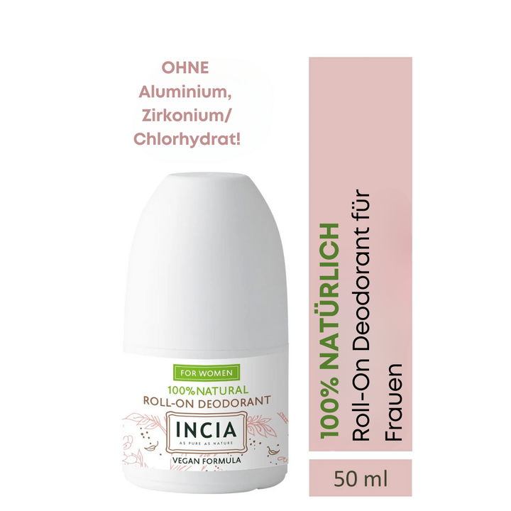 Incia Natürlicher Roll-On Deodorant 50 Ml - Für Frauen
