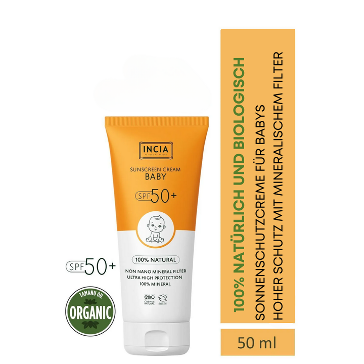 Incia Baby Sunscreen SPF 50+ 50 Ml