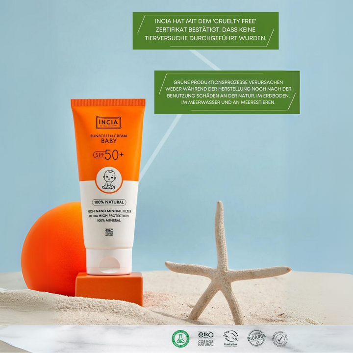 Incia Baby Sunscreen SPF 50+ 50 Ml