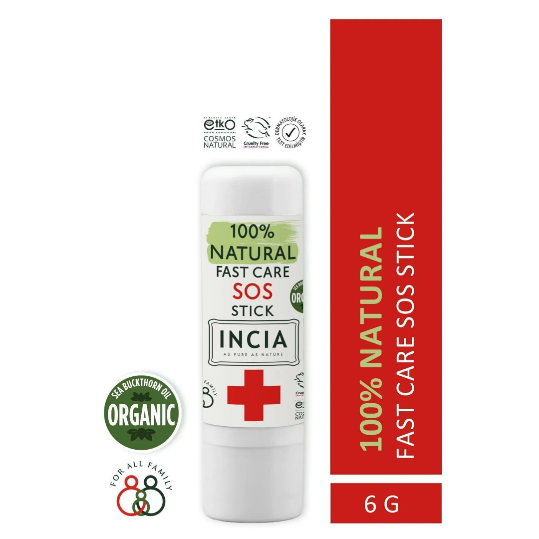 Incia 100 % Natürlicher SOS Stick Sofort Beruhigend 6 Gr