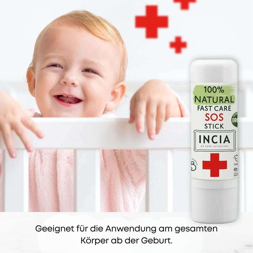 Incia 100 % Natürlicher SOS Stick Sofort Beruhigend 6 Gr
