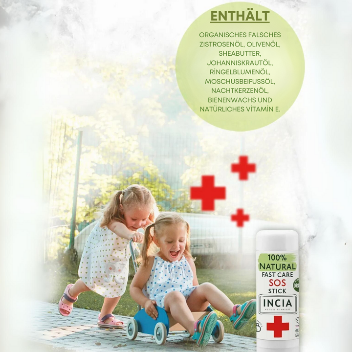 Incia 100 % Natürlicher SOS Stick Sofort Beruhigend 6 Gr