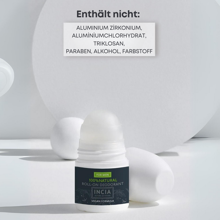 Incia Natürlicher Roll-On Deodorant 50 Ml - Für Männer