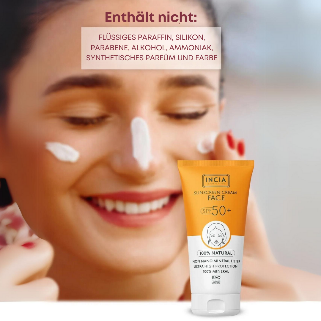 Incia Gesichts-Sonnenschutzcreme SPF 50 50 ml