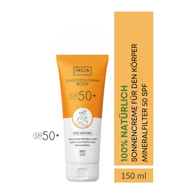 Incia Sunscreen for Face and Body SPF 50+