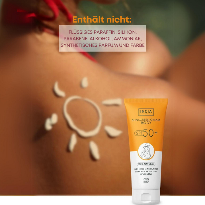 Incia Sunscreen for Face and Body SPF 50+