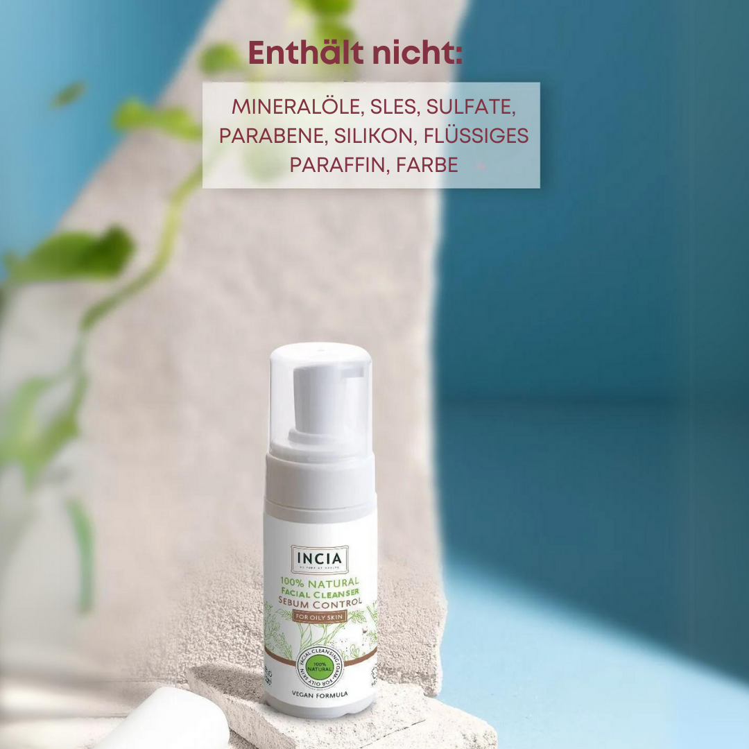 Incia Natürlicher Gesichtsreiniger für Fettige Haut 125 ml
