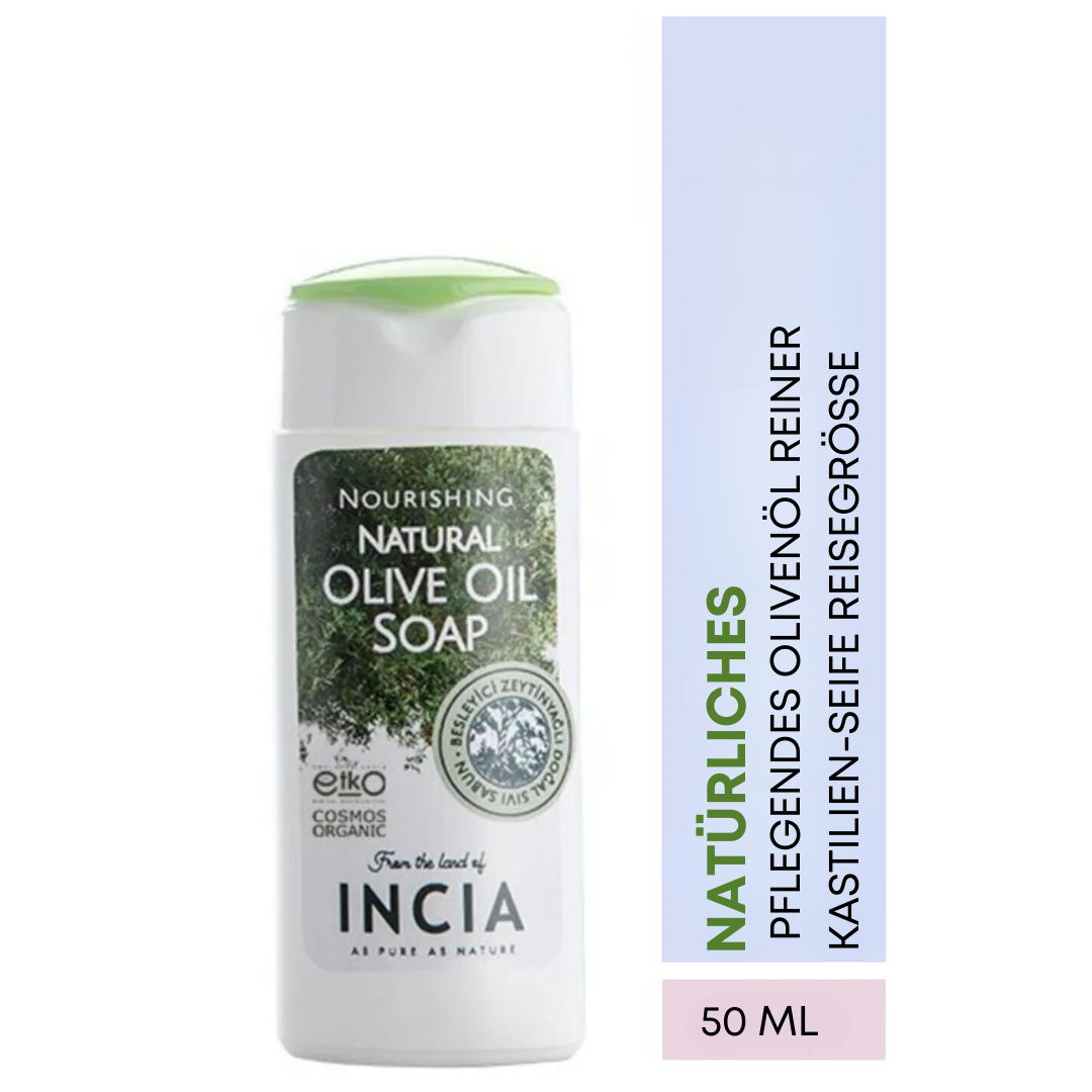 Incia Nourishing Liquid Soap with Olive Oil 50 ml