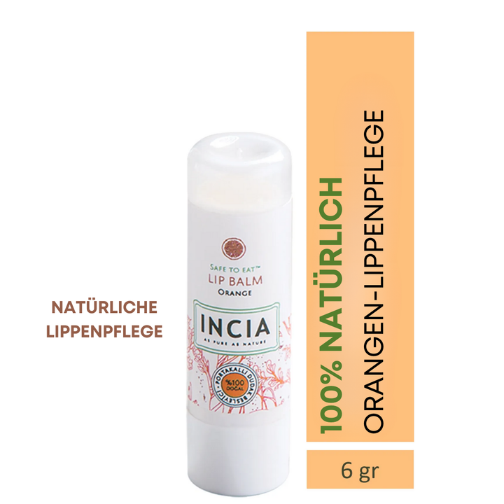 Incia Natural Lip Balm with Orange 6 g