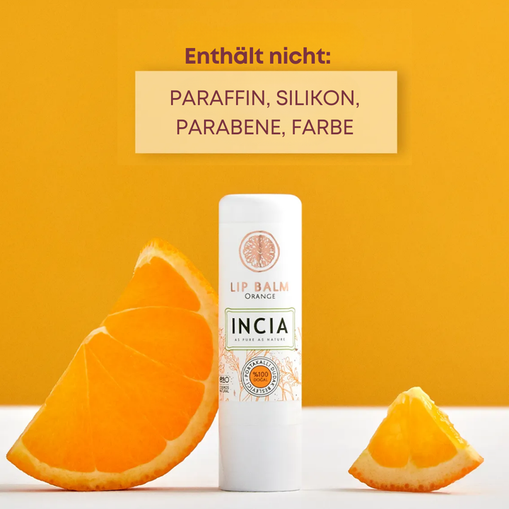 Incia Natural Lip Balm with Orange 6 g