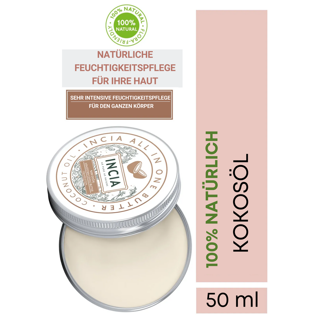 Incia %100 Natürliche Kokosnussbutter 50 ml