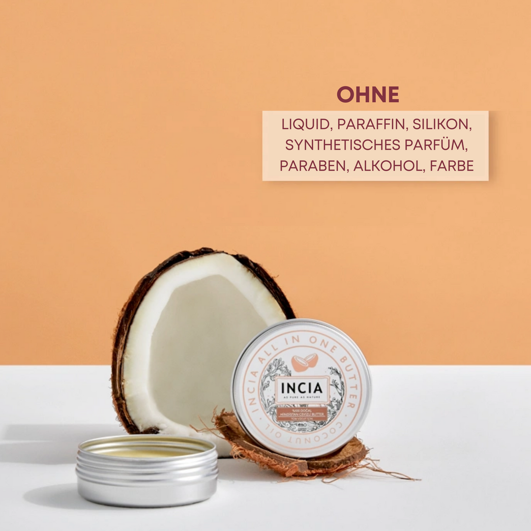 Incia %100 Natürliche Kokosnussbutter 50 ml
