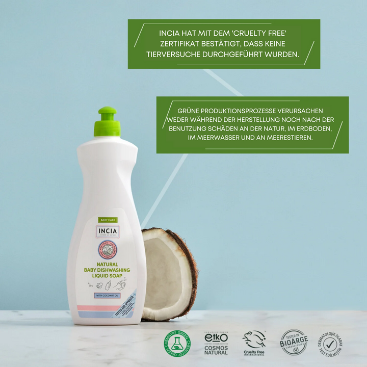 Incia Natural Baby Dish Soap