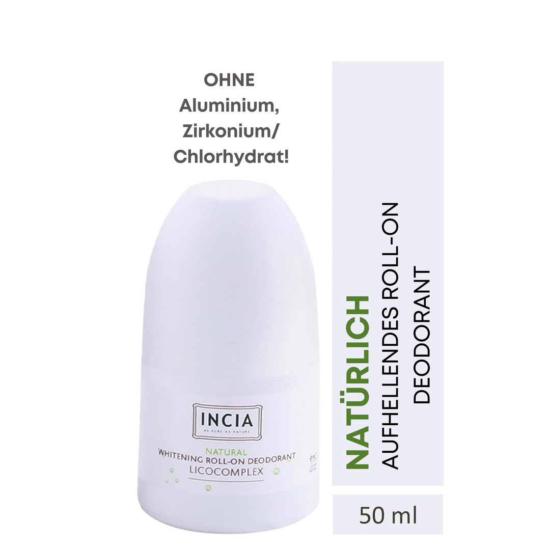 Incia Natürlich Aufhellendes Roll-On Deodorant