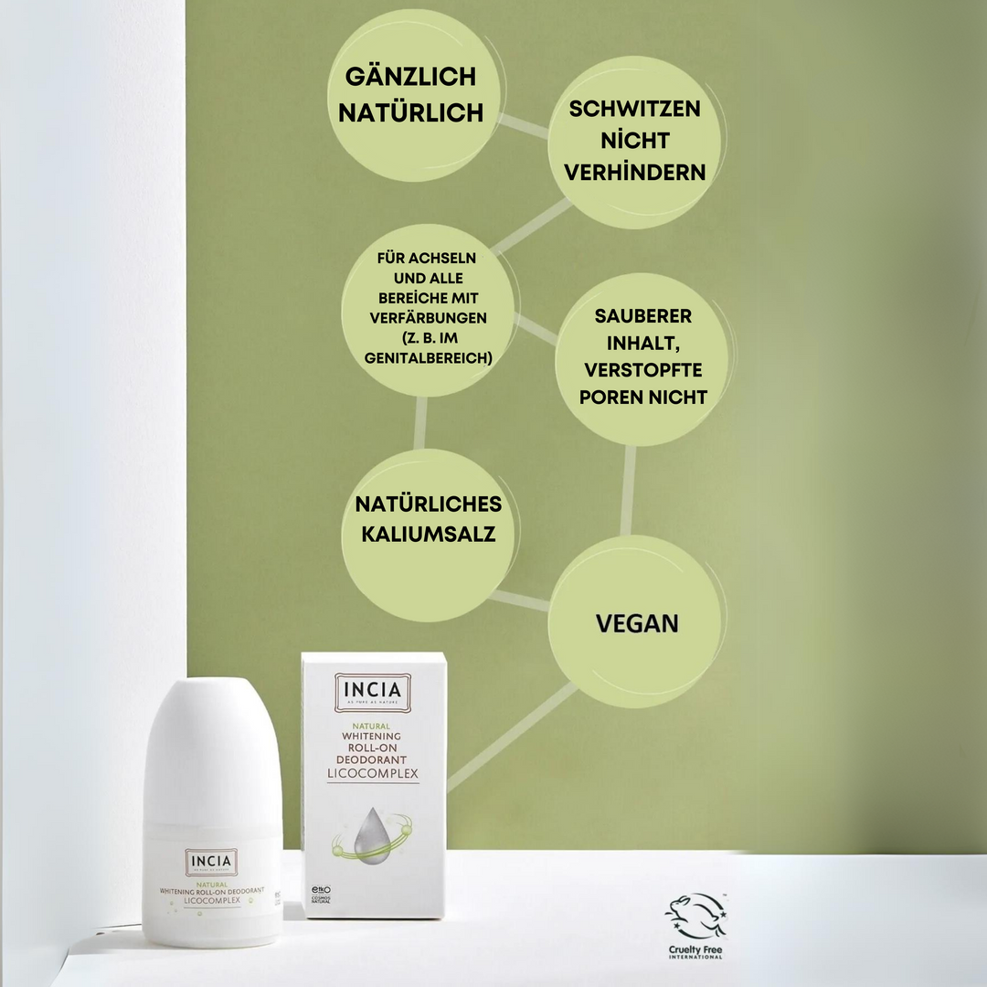 Incia Natürlich Aufhellendes Roll-On Deodorant