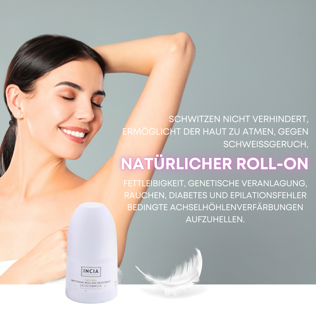 Incia Natürlich Aufhellendes Roll-On Deodorant