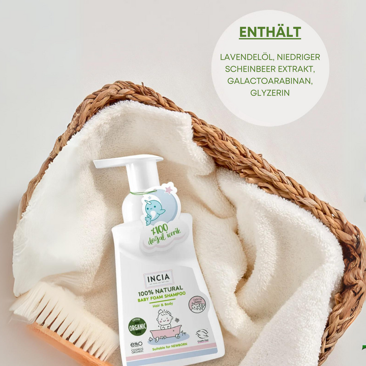 Incia 100% Natural Baby Foam Shampoo