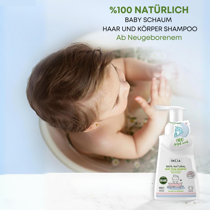 Incia 100% Natural Baby Foam Shampoo