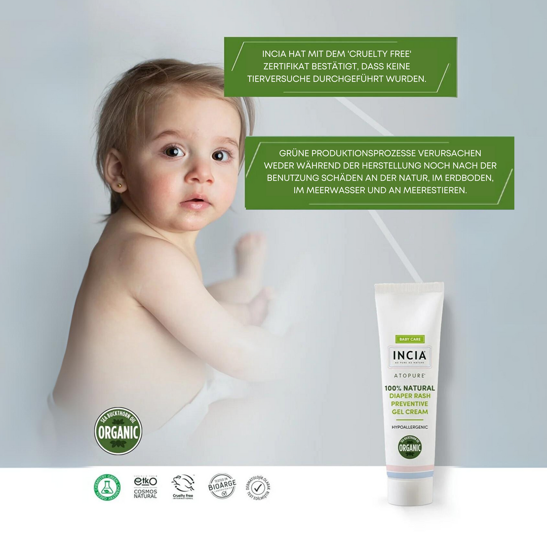 Incia Baby Diaper Protection Gel Cream