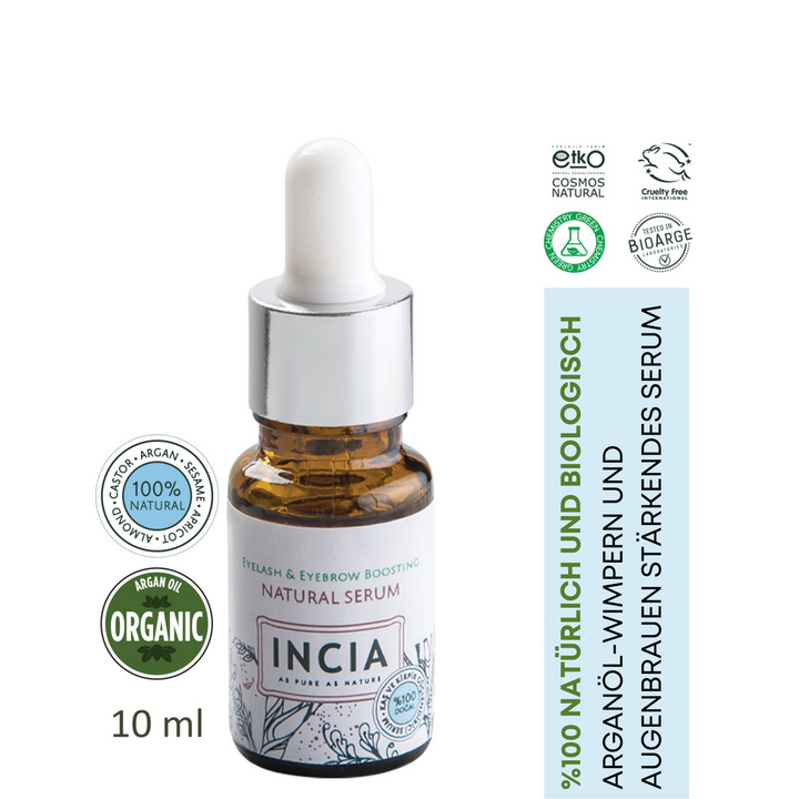 Incia Natürlich Arganöl-Wimpern Und Augenbrauen Stärkendes Serum