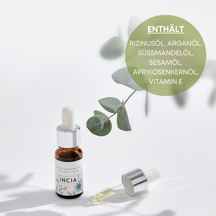 Incia Natürlich Arganöl-Wimpern Und Augenbrauen Stärkendes Serum