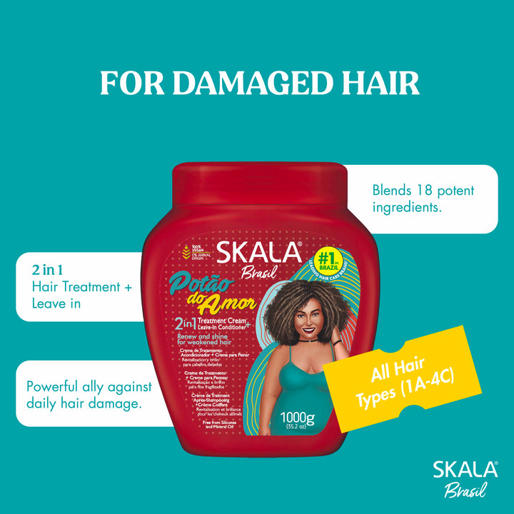 SKALA Potão do Amor 2-in-1 Repairing Treatment Cream & Leave-In